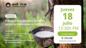 ADINE organiza un webinar para analizar el Reglamento Europeo de Deforestación que afecta a los neumáticos
