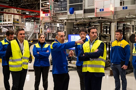 El Lehendakari Imanol Pradales visita la fábrica de Michelin en Vitoria