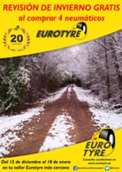 Eurotyre te hace gratis la revisión por la compra de cuatro neumáticos