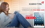 Kumho Tire premia la fidelidad de sus usuarios con un iPad