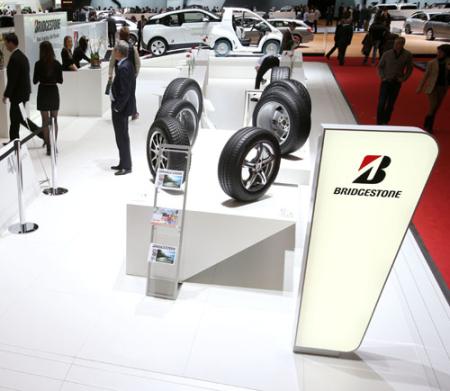 Stand Bridgestone en el Salón de Ginebra