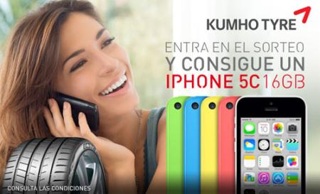 Kumho sortea un iPhone 5C a sus clientes