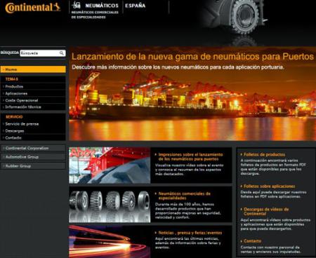 Nueva web de Continental Commercial Specialty Tires