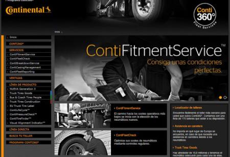 Continental presenta su web para Conti360° Fleet Services