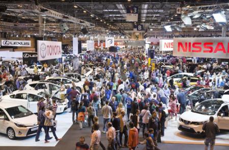 Panorámica del Salón del Automóvil de Madrid