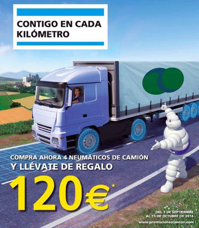 Nueva campaña de Michelin camión: 'Contigo en cada kilómetro'