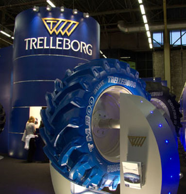 Trelleborg utiliza la tecnología de neumáticos TM Blue