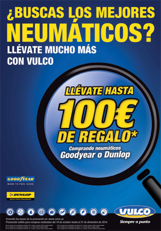 Vulco lanza su nueva campaña de cambio de neumáticos