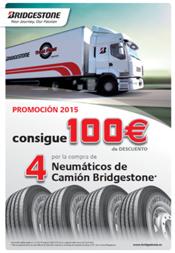 Bridgestone ofrece descuentos de 100 euros por la compra de 4 neumáticos de camión