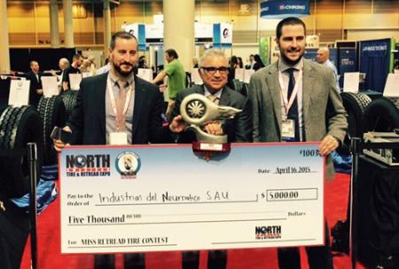 Insaturbo premiada en North American Tire & Retread Expo 2015