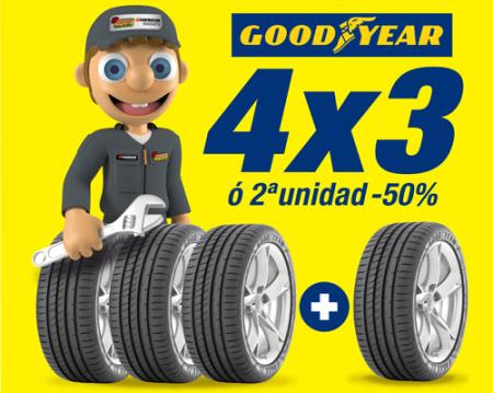 Superpromoción en neumáticos Goodyear