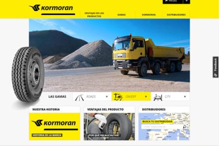 Kormoran presenta su nueva web de neumáticos de camión