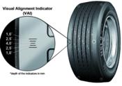 Continental presenta el Indicador Visual de Alineamiento para neumáticos de vehículos comerciales