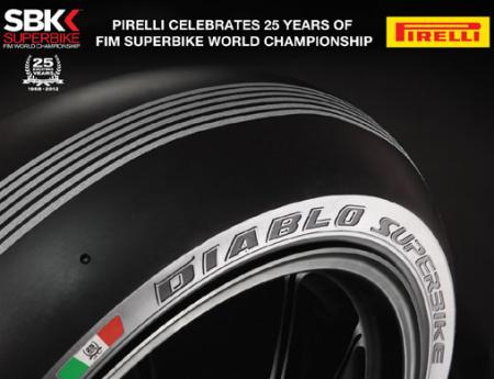 Pirelli conmemora el 25 aniversario del Mundial de Superbikes