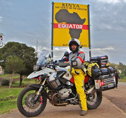 A bordo de una BMW GS 1200 con neumáticos Continental