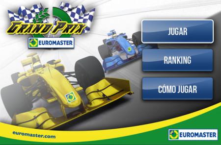 Menú de la APP Euromaster Grand Prix