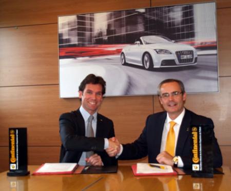 Firma acuerdo Audi y Continental